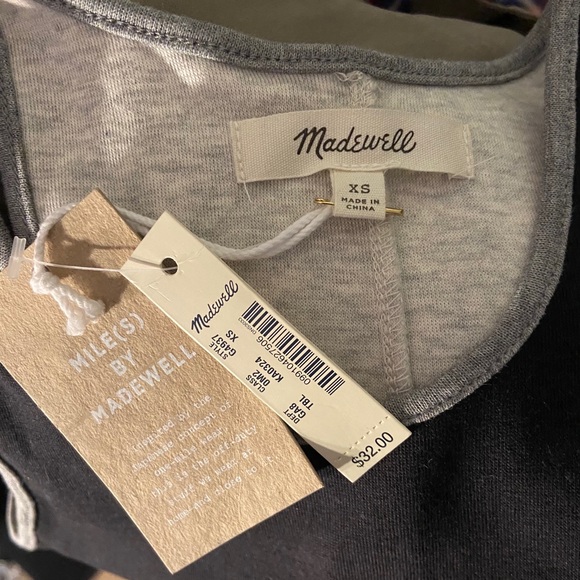 NWT Madewell Colorblock Tank, XS - Picture 4 of 4